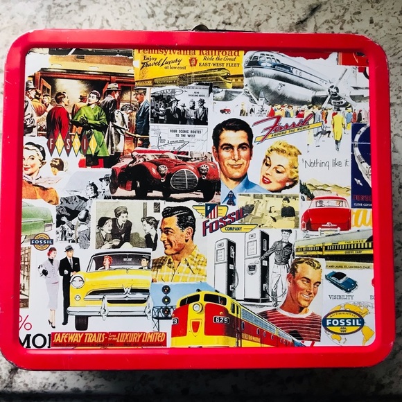 1991 RARE FOSSIL LUNCH BOX - Picture 4 of 11